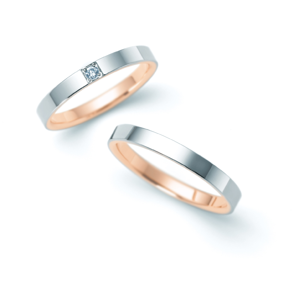 シンプルな中に洗練されたデザイン 結婚指輪  ニナリッチ